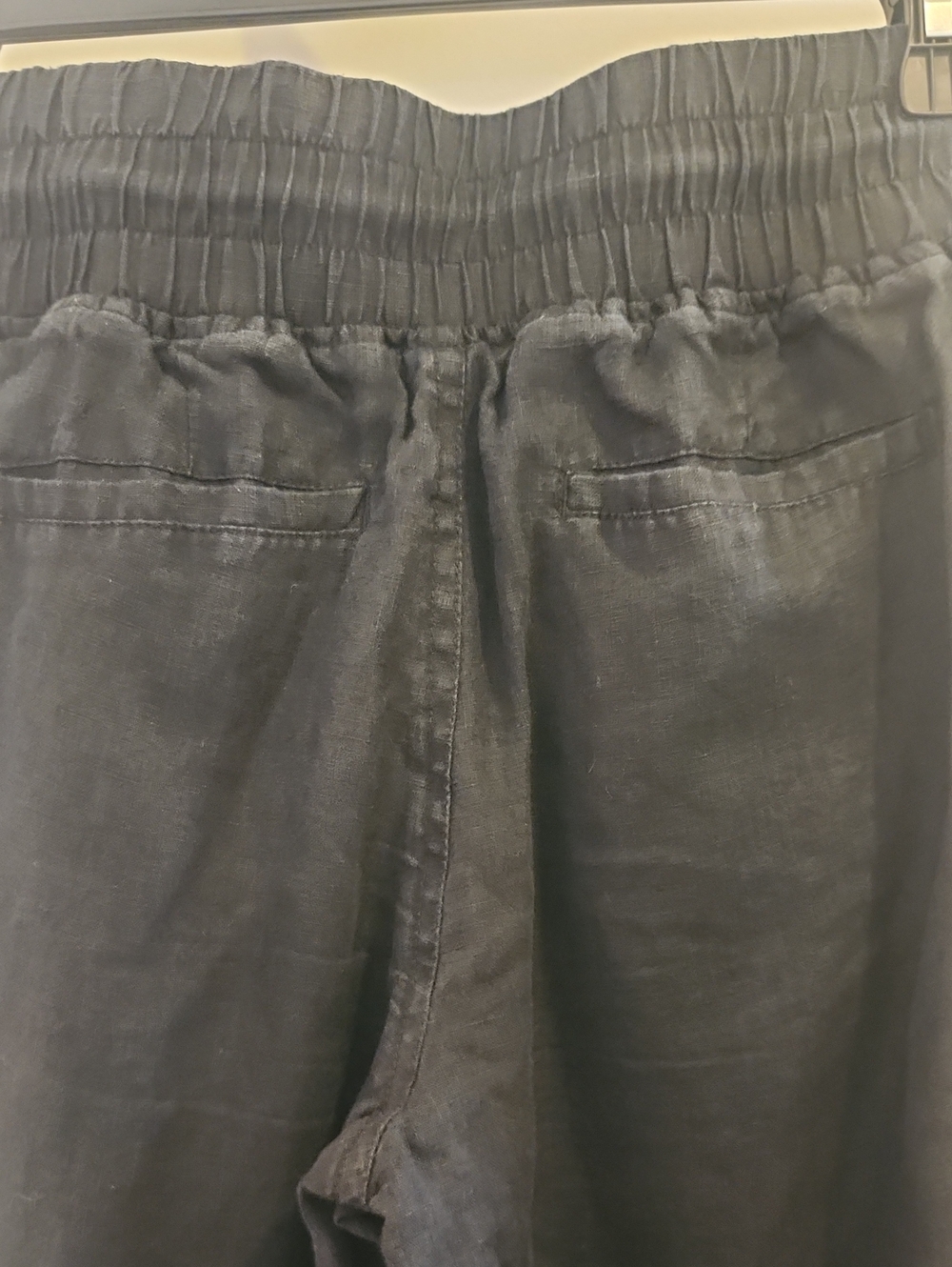 Quince Black 100% Linen Pants - Picture 5 of 7